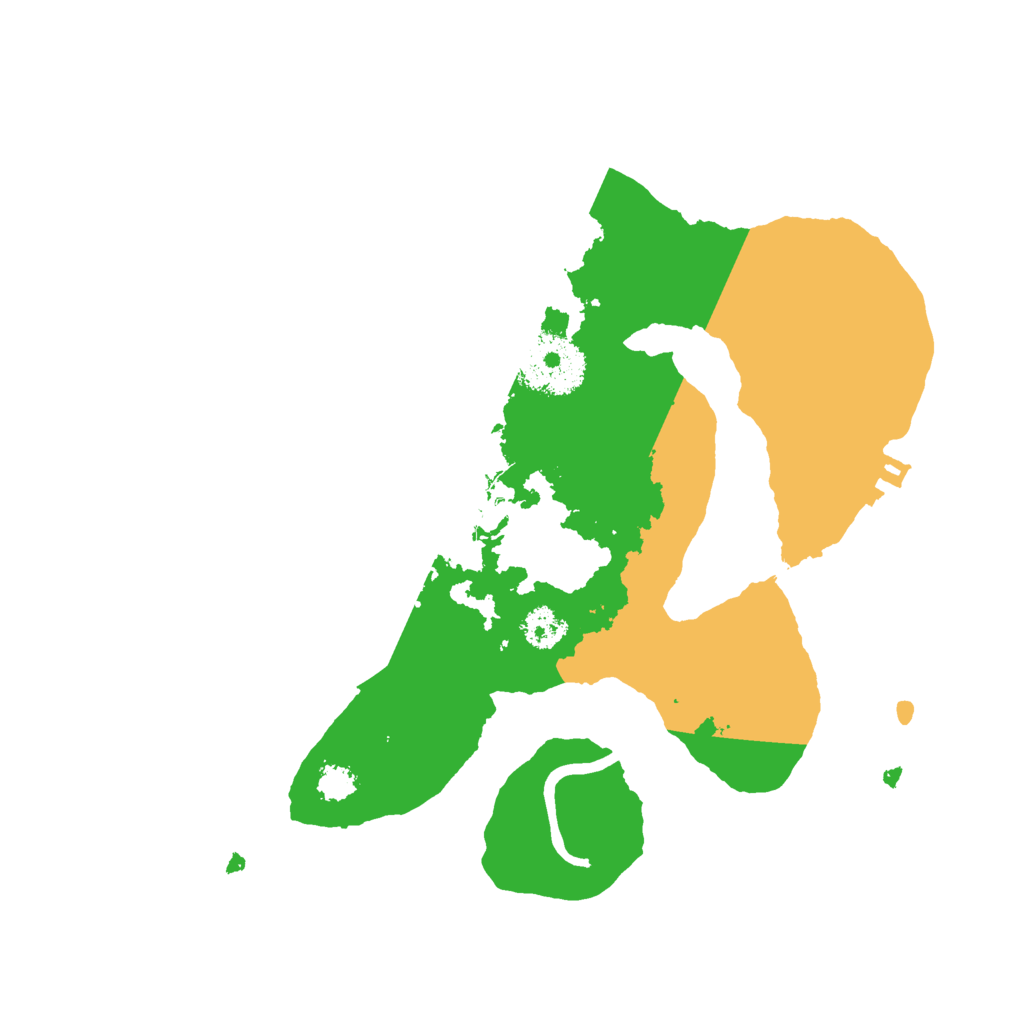 Biome Rust Map: Procedural Map, Size: 2500, Seed: 224713119