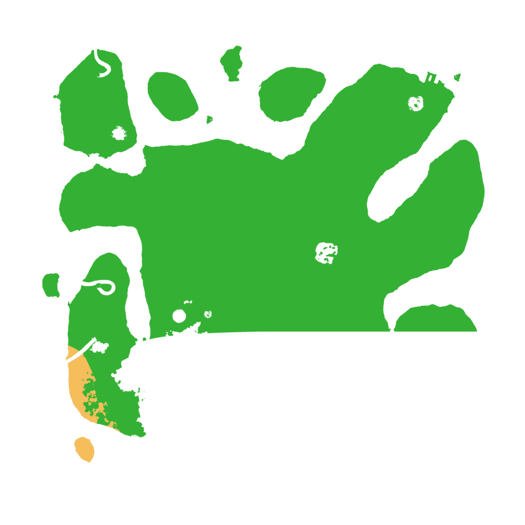 Biome Rust Map: Procedural Map, Size: 3500, Seed: 374647394