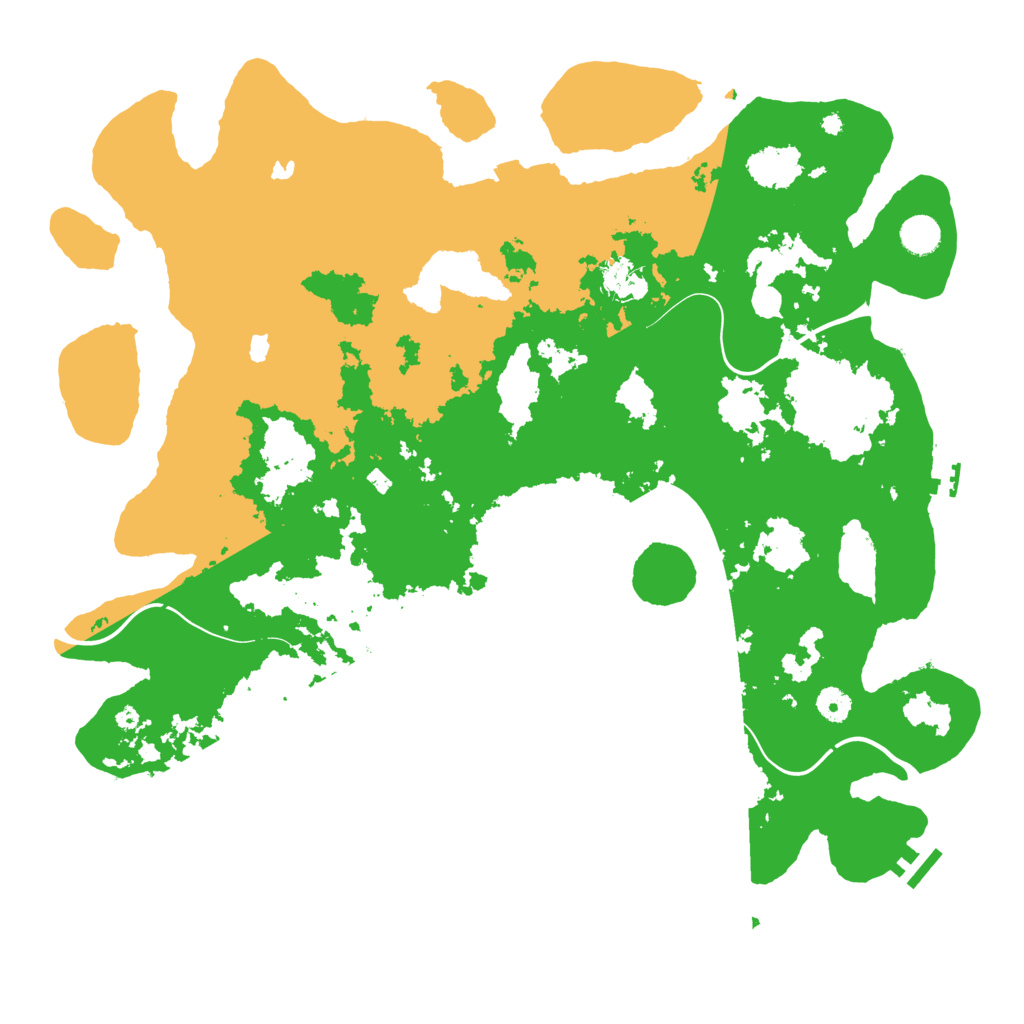 Biome Rust Map: Procedural Map, Size: 4500, Seed: 1027746792