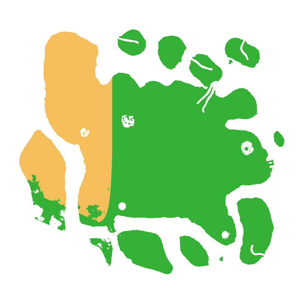 Biome Rust Map: Procedural Map, Size: 3500, Seed: 3155335