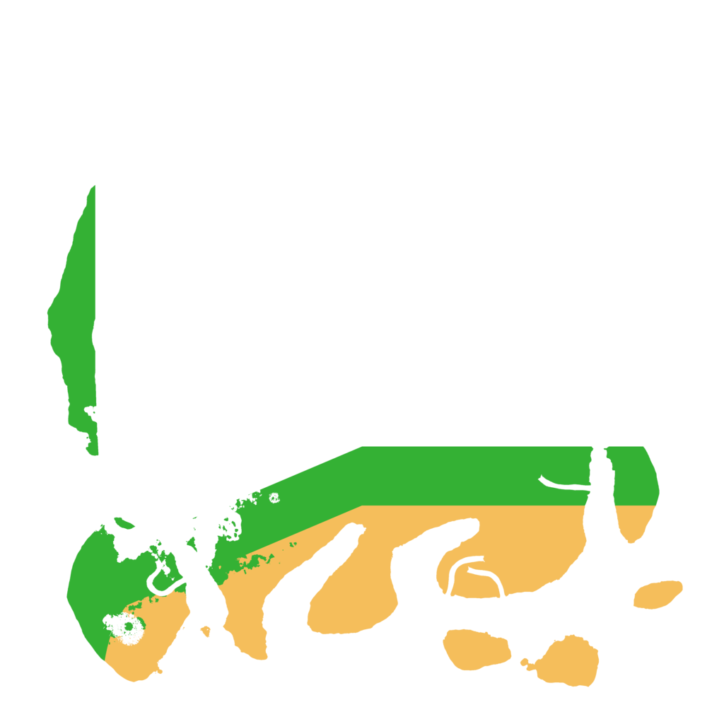 Biome Rust Map: Procedural Map, Size: 3500, Seed: 696732366