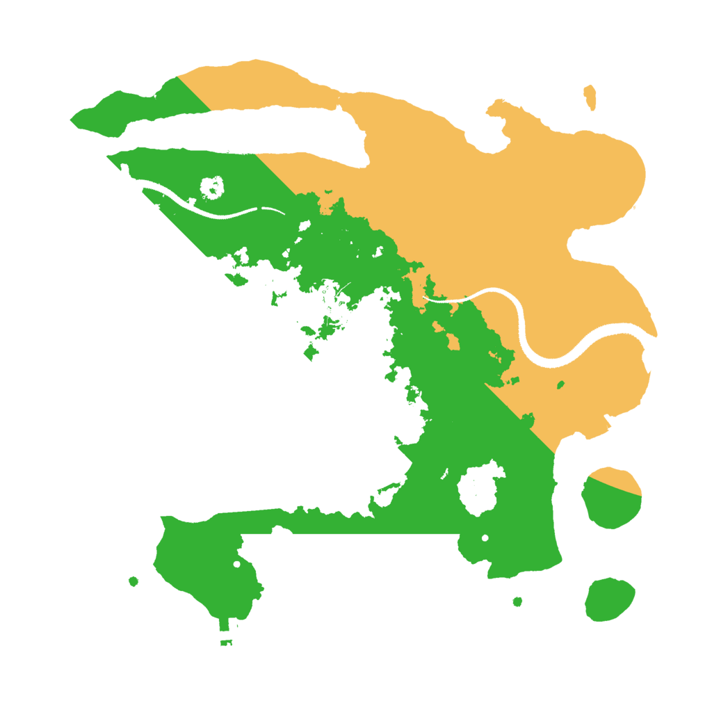 Biome Rust Map: Procedural Map, Size: 3000, Seed: 1645805017