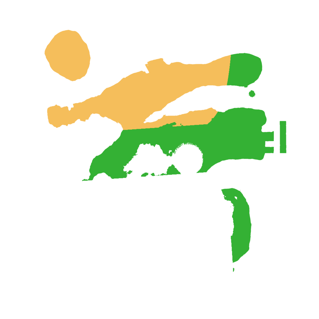 Biome Rust Map: Procedural Map, Size: 2000, Seed: 50661