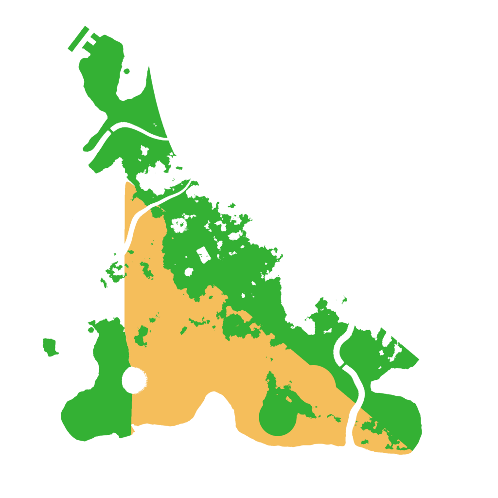 Biome Rust Map: Procedural Map, Size: 3500, Seed: 1600922691