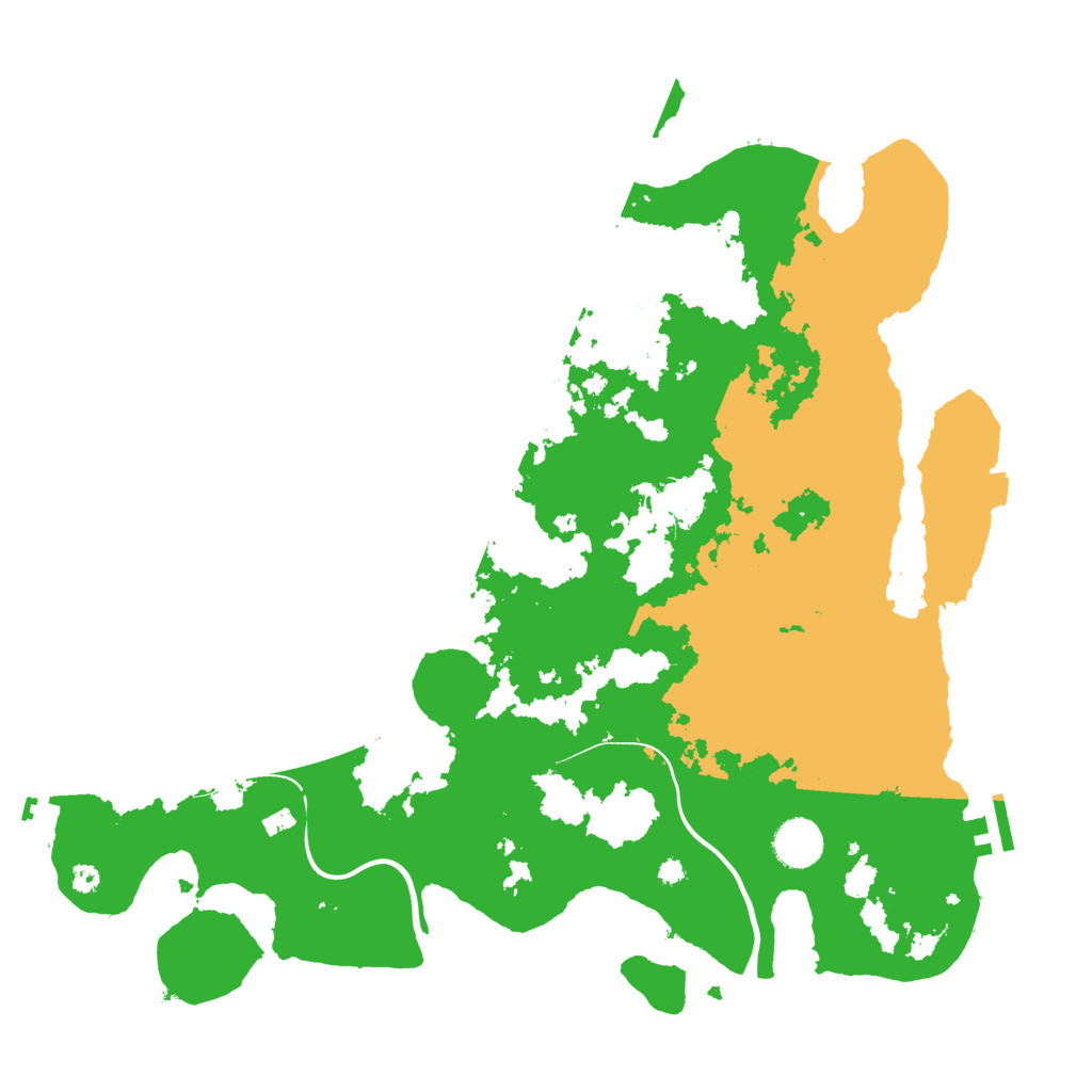 Biome Rust Map: Procedural Map, Size: 3850, Seed: 1893496096