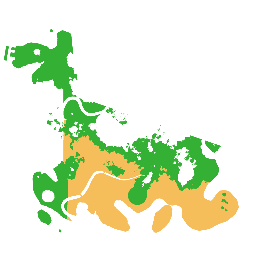 Biome Rust Map: Procedural Map, Size: 3600, Seed: 612422119