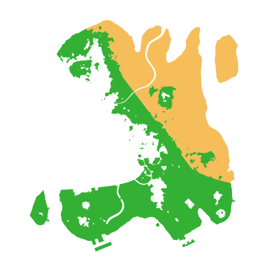 Biome Rust Map: Procedural Map, Size: 3000, Seed: 206846944