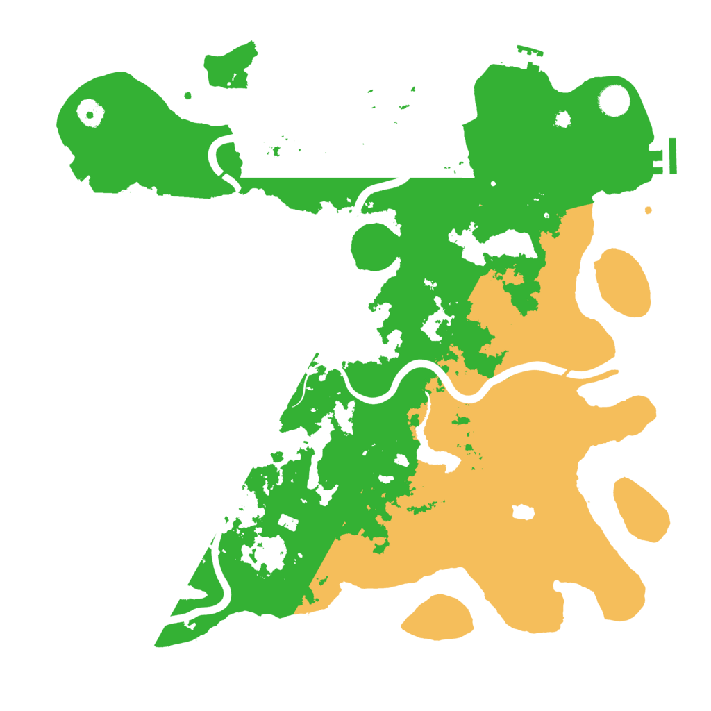 Biome Rust Map: Procedural Map, Size: 4000, Seed: 5070203