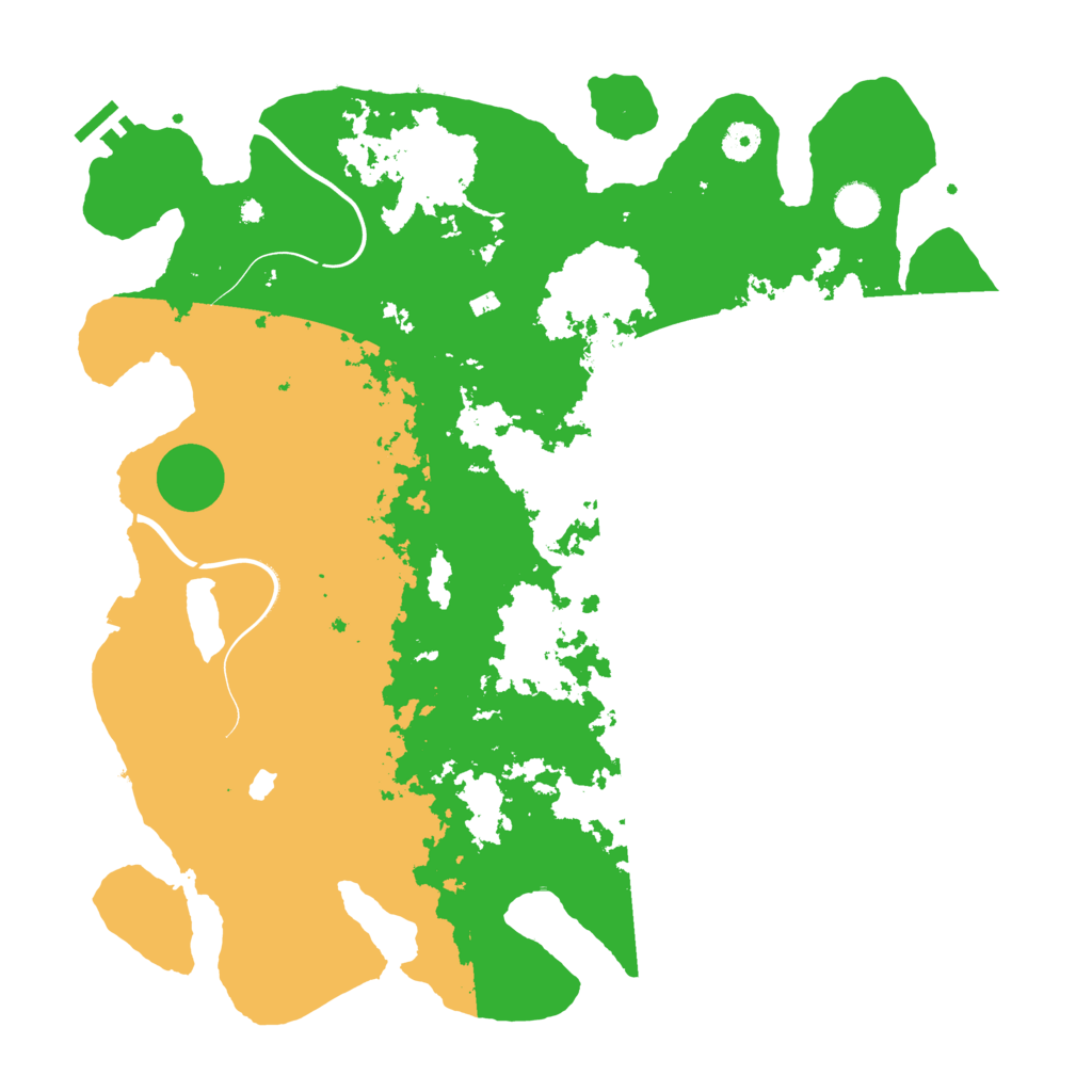 Biome Rust Map: Procedural Map, Size: 4250, Seed: 520521