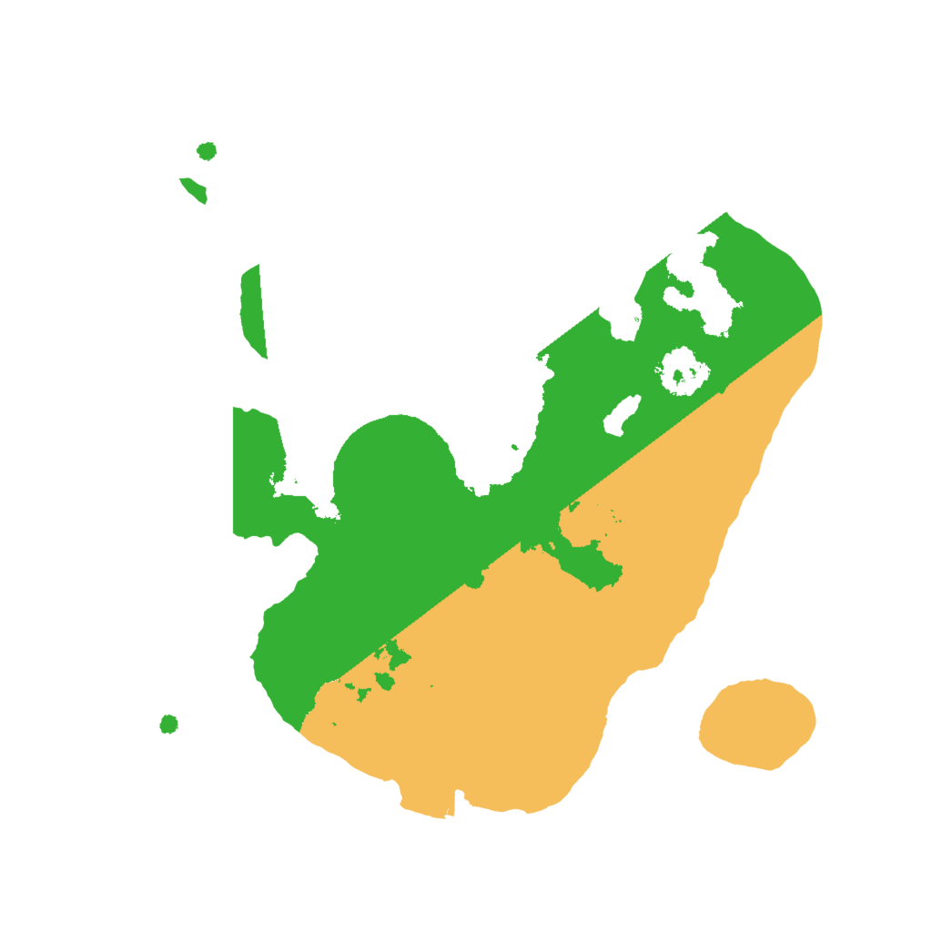 Biome Rust Map: Procedural Map, Size: 2000, Seed: 65481