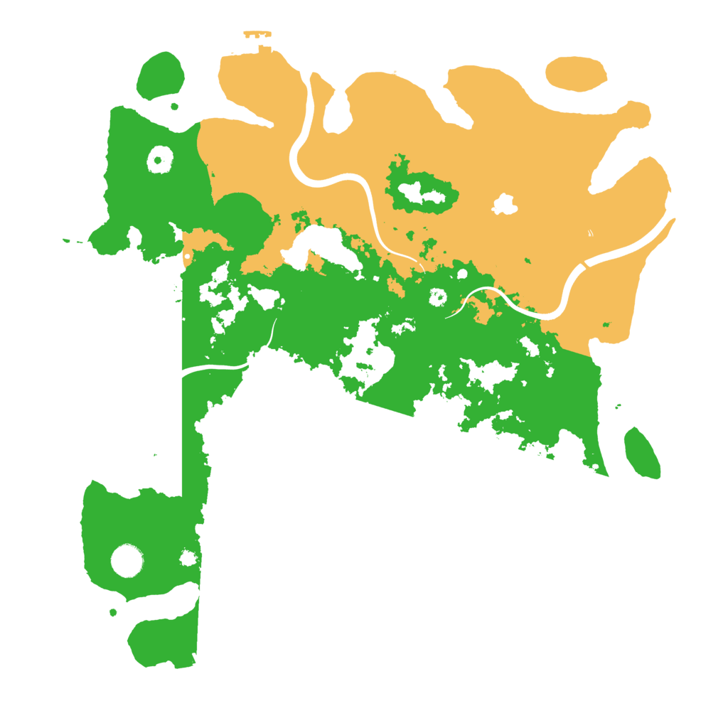Biome Rust Map: Procedural Map, Size: 4000, Seed: 123457
