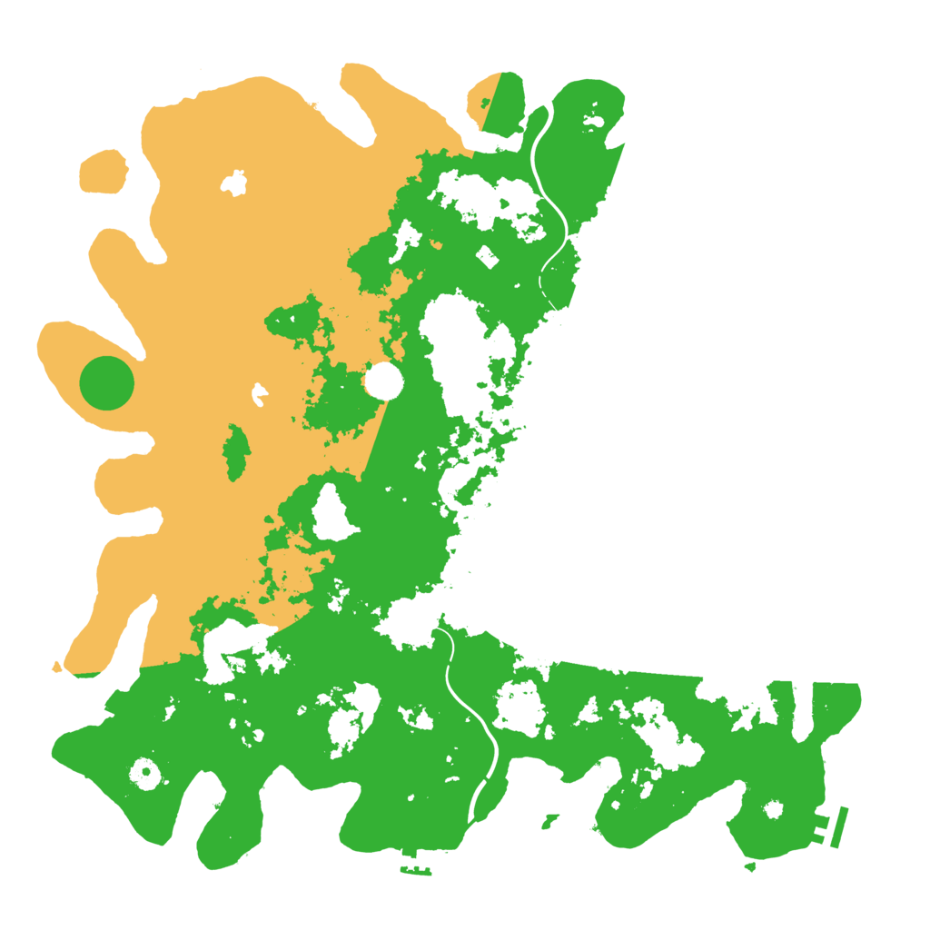 Biome Rust Map: Procedural Map, Size: 4500, Seed: 1885027529