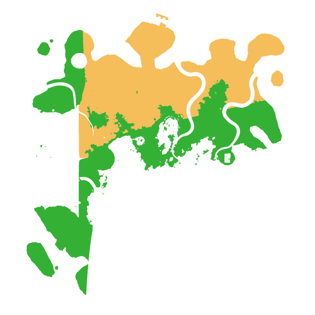 Biome Rust Map: Procedural Map, Size: 3600, Seed: 791943