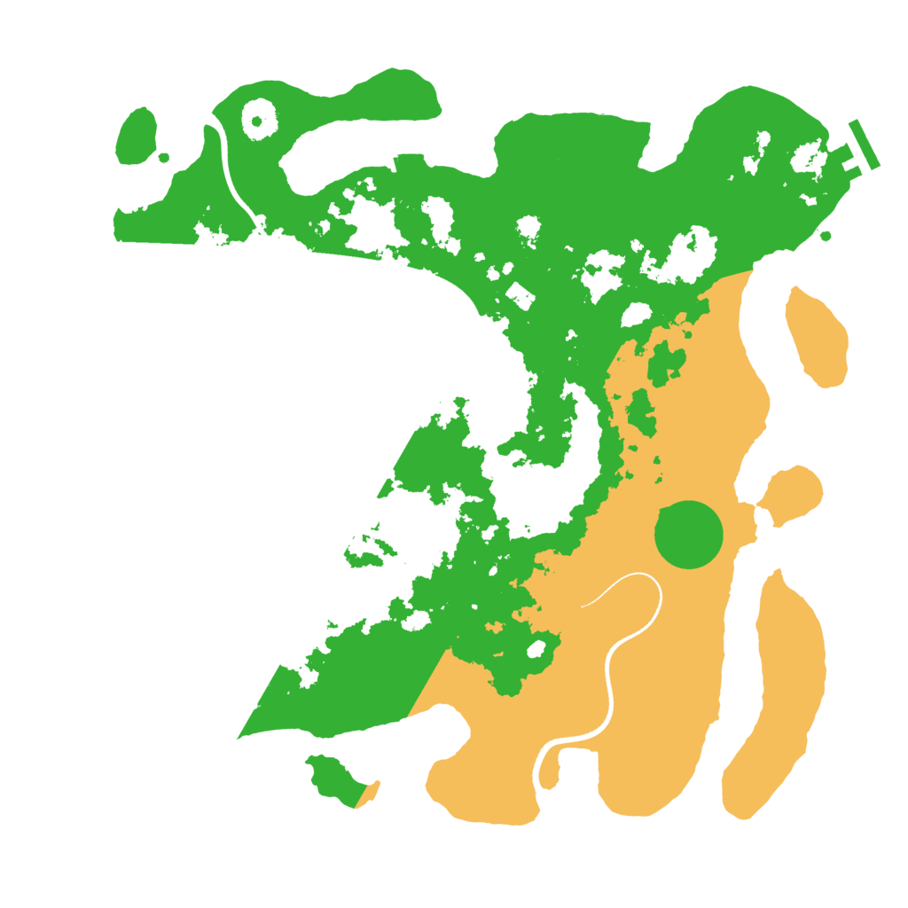 Biome Rust Map: Procedural Map, Size: 3500, Seed: 641519509