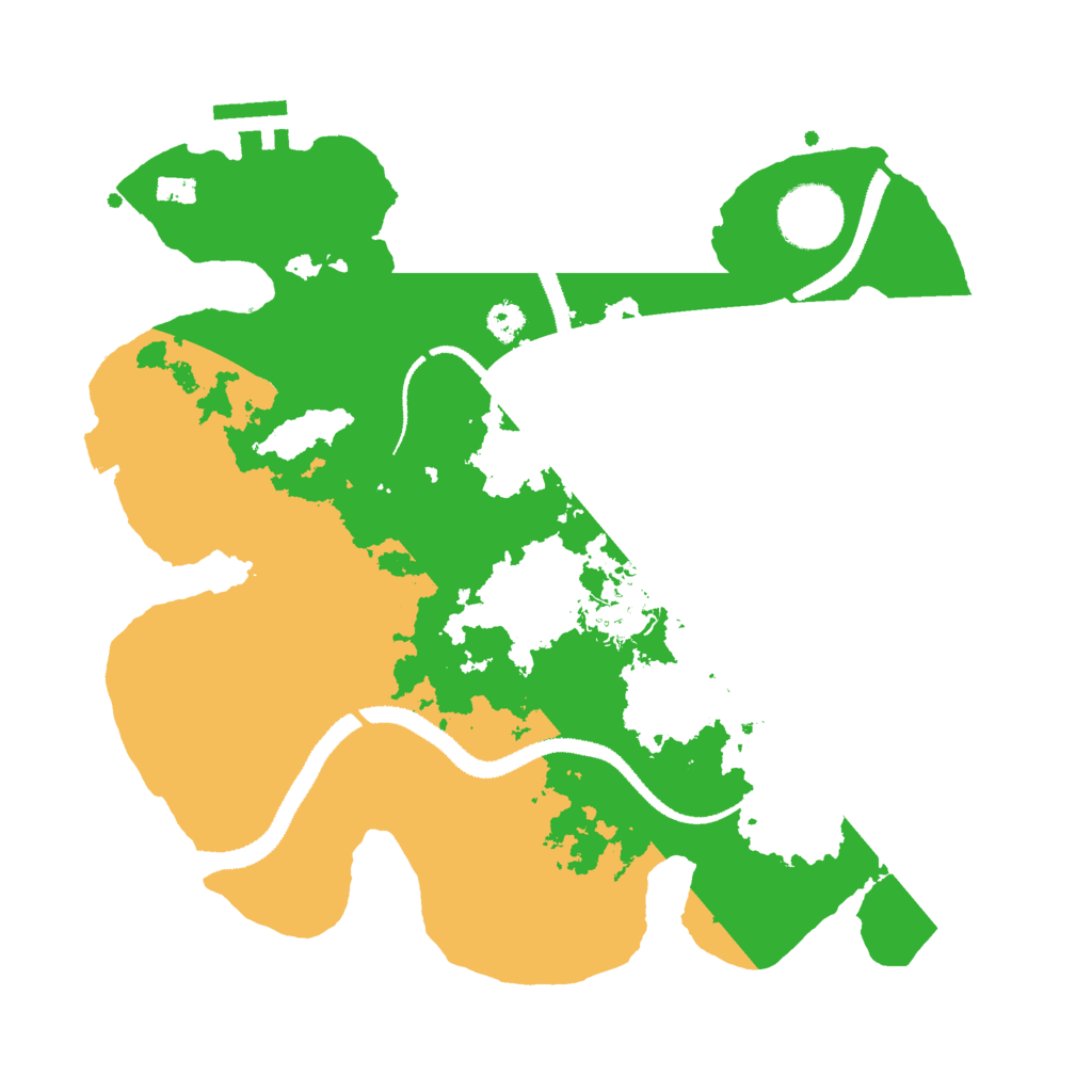 Biome Rust Map: Procedural Map, Size: 3000, Seed: 617534055