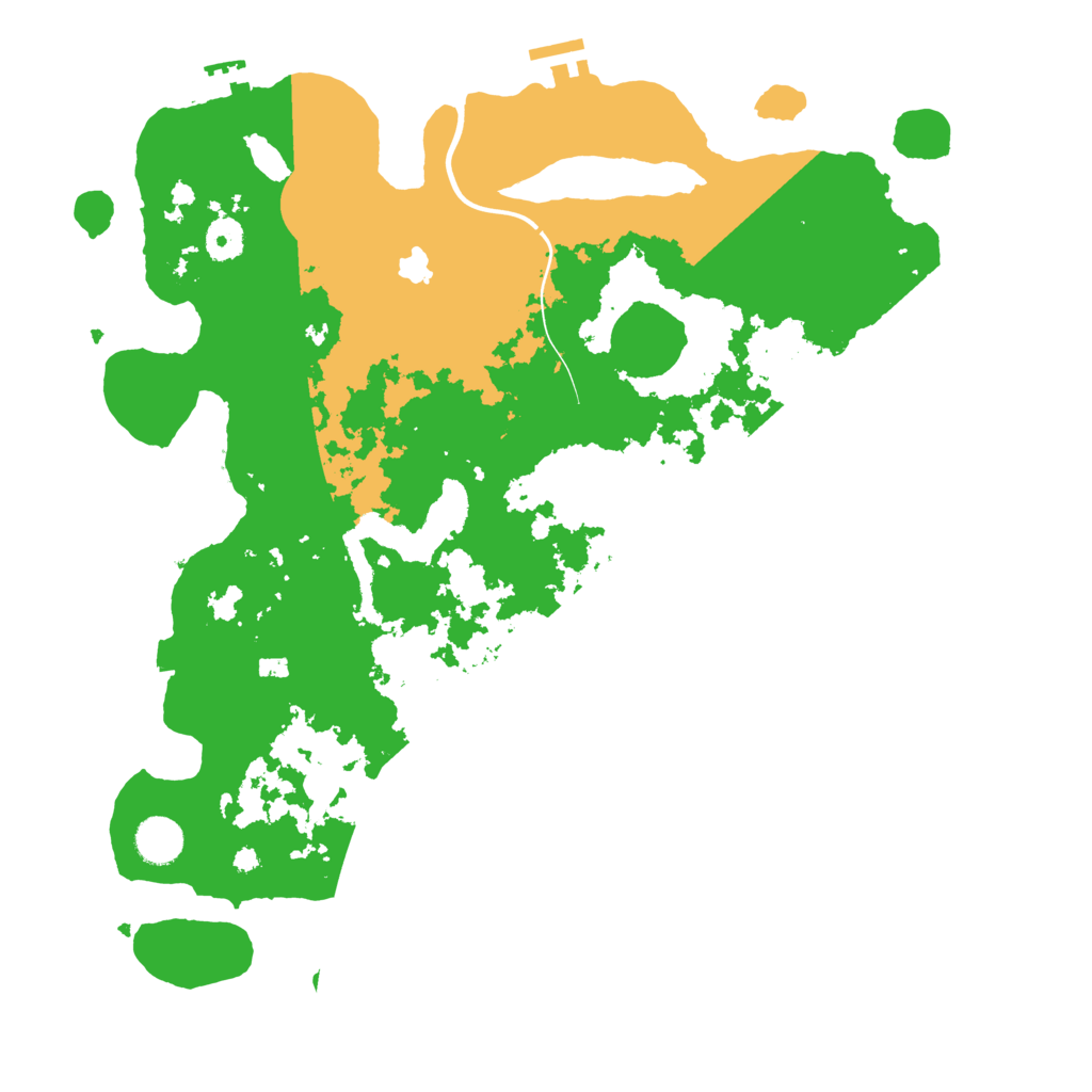 Biome Rust Map: Procedural Map, Size: 4000, Seed: 835459