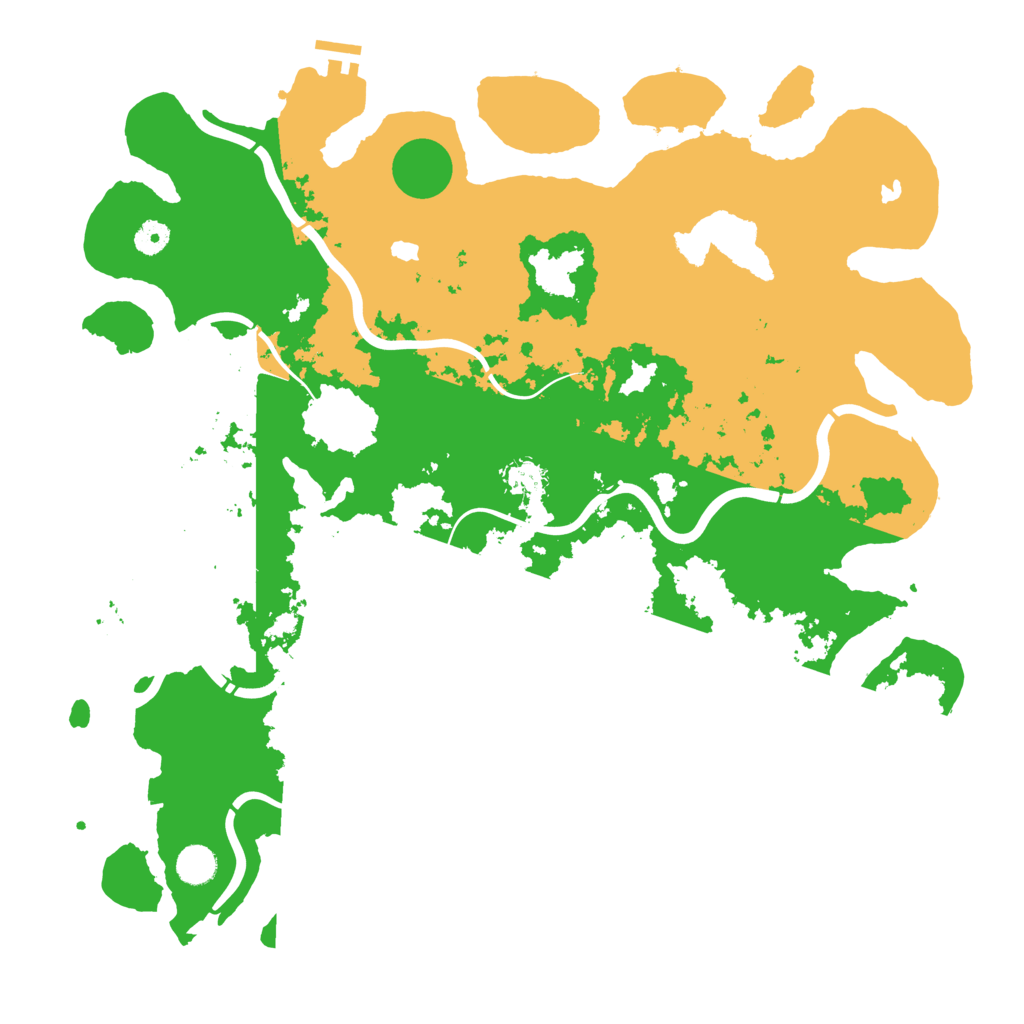 Biome Rust Map: Procedural Map, Size: 4500, Seed: 20211203