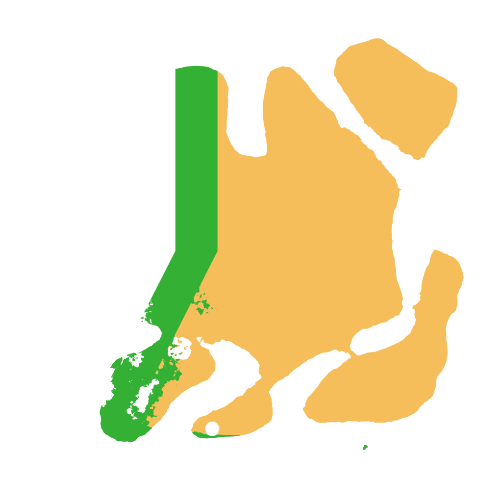 Biome Rust Map: Barren, Size: 3200, Seed: 5781