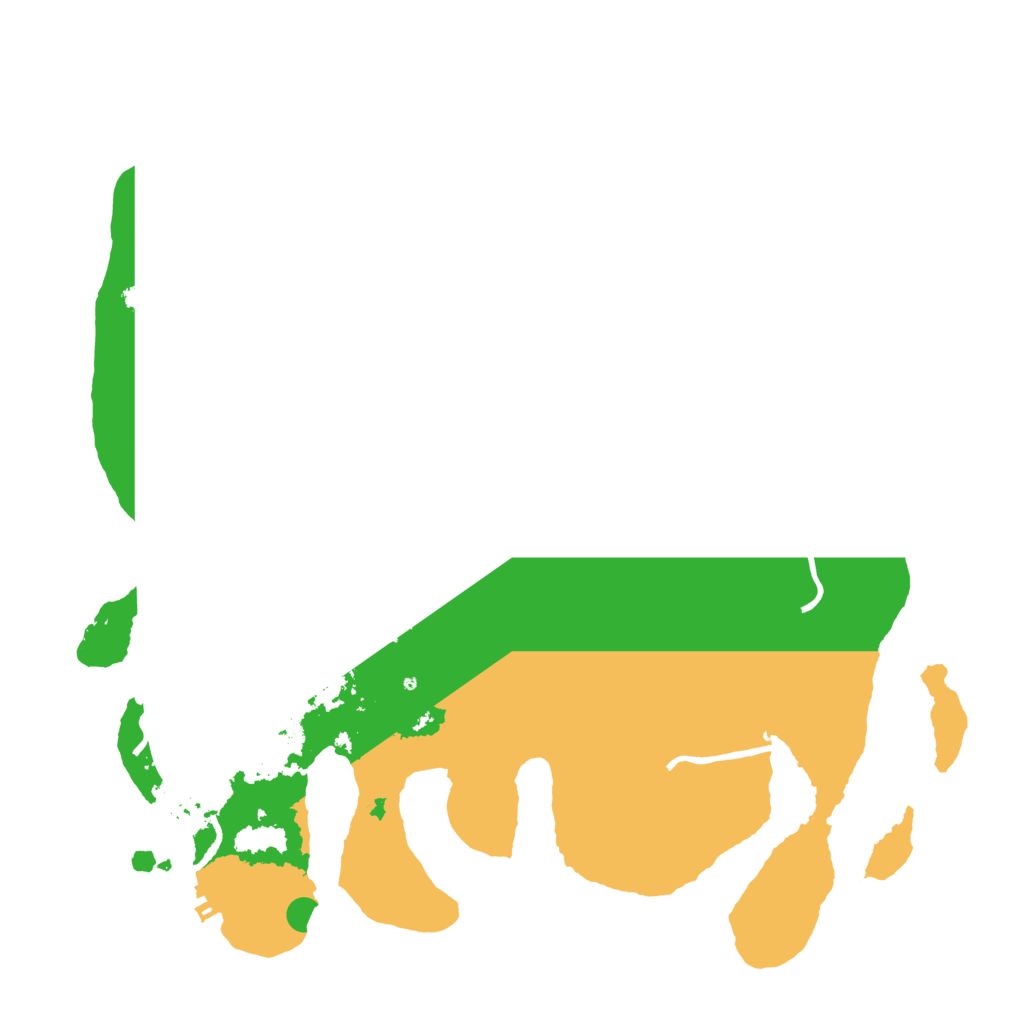 Biome Rust Map: Procedural Map, Size: 3850, Seed: 1233844864