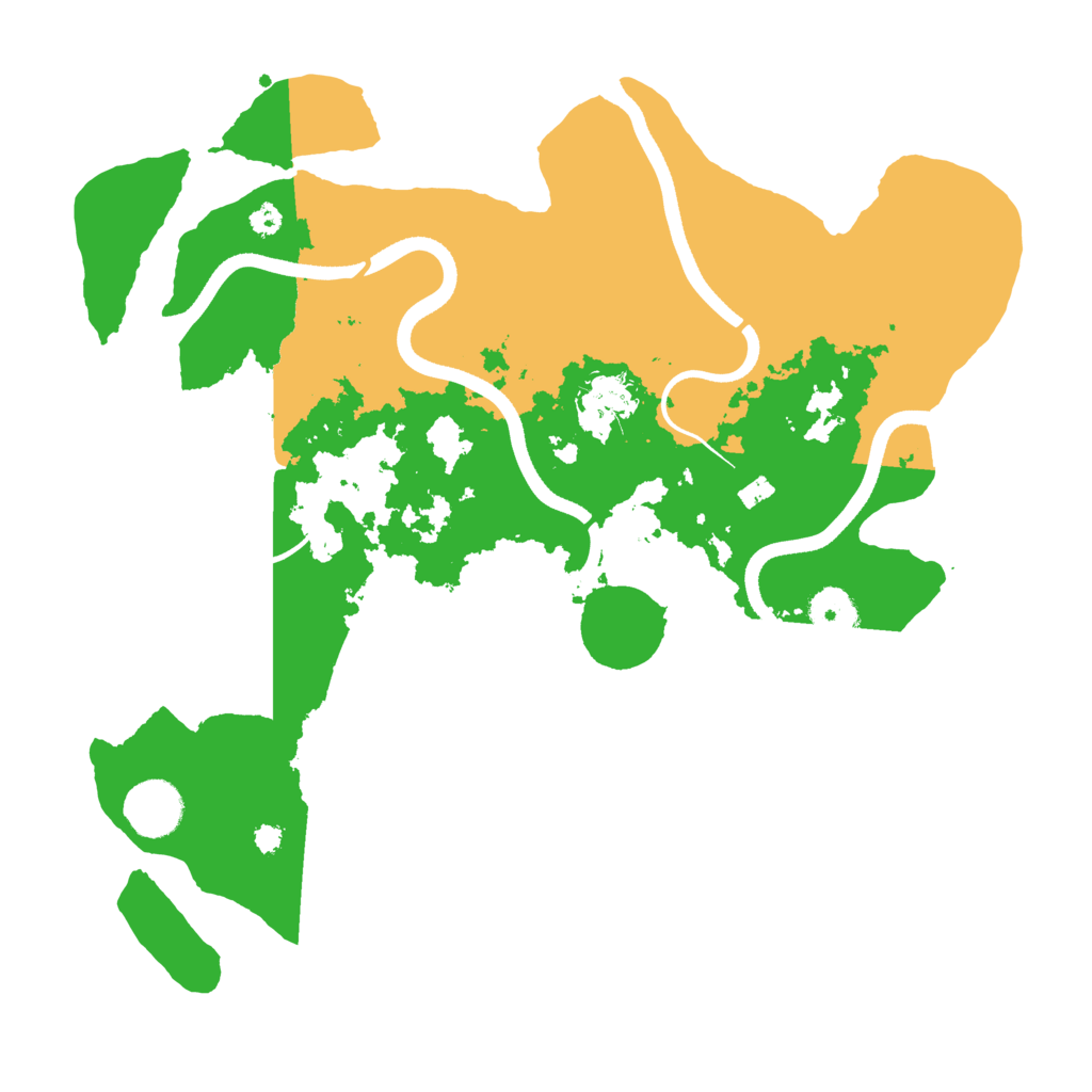 Biome Rust Map: Procedural Map, Size: 3500, Seed: 1111276585