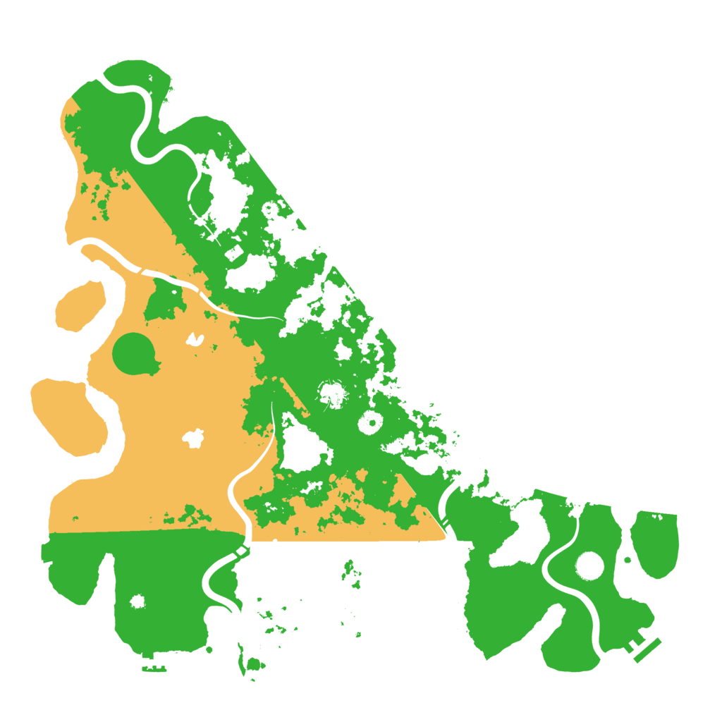 Biome Rust Map: Procedural Map, Size: 4500, Seed: 2090643624