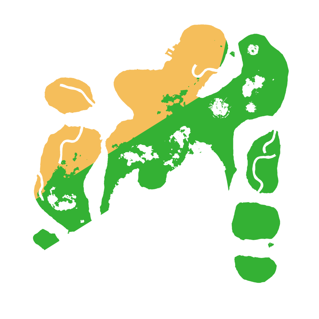 Biome Rust Map: Procedural Map, Size: 3000, Seed: 847537007