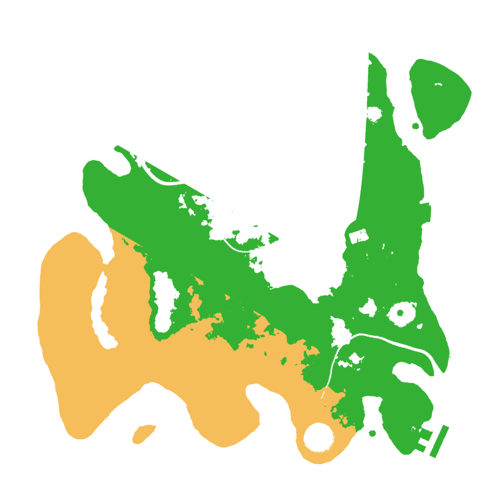 Biome Rust Map: Procedural Map, Size: 3000, Seed: 2431203