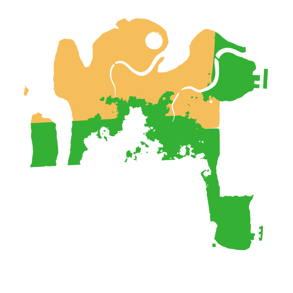 Biome Rust Map: Procedural Map, Size: 3000, Seed: 234570