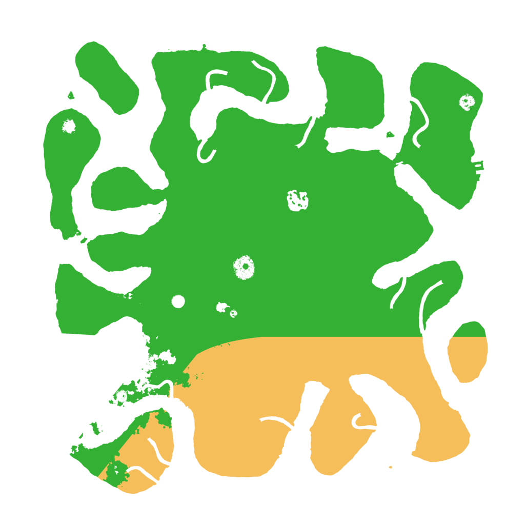 Biome Rust Map: Procedural Map, Size: 3550, Seed: 570758