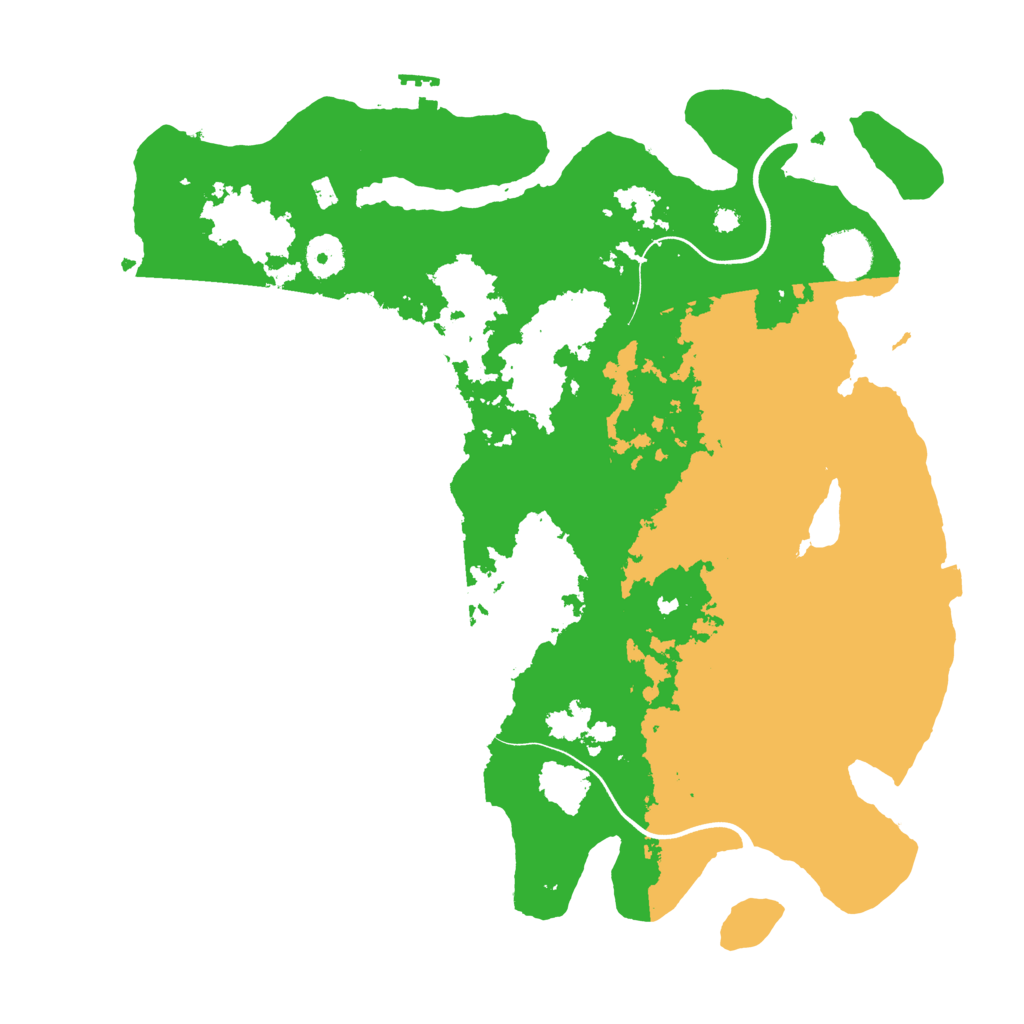 Biome Rust Map: Procedural Map, Size: 3750, Seed: 183905