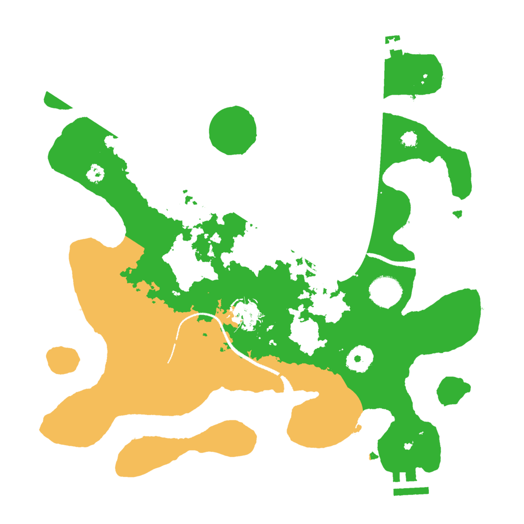 Biome Rust Map: Procedural Map, Size: 3000, Seed: 452663