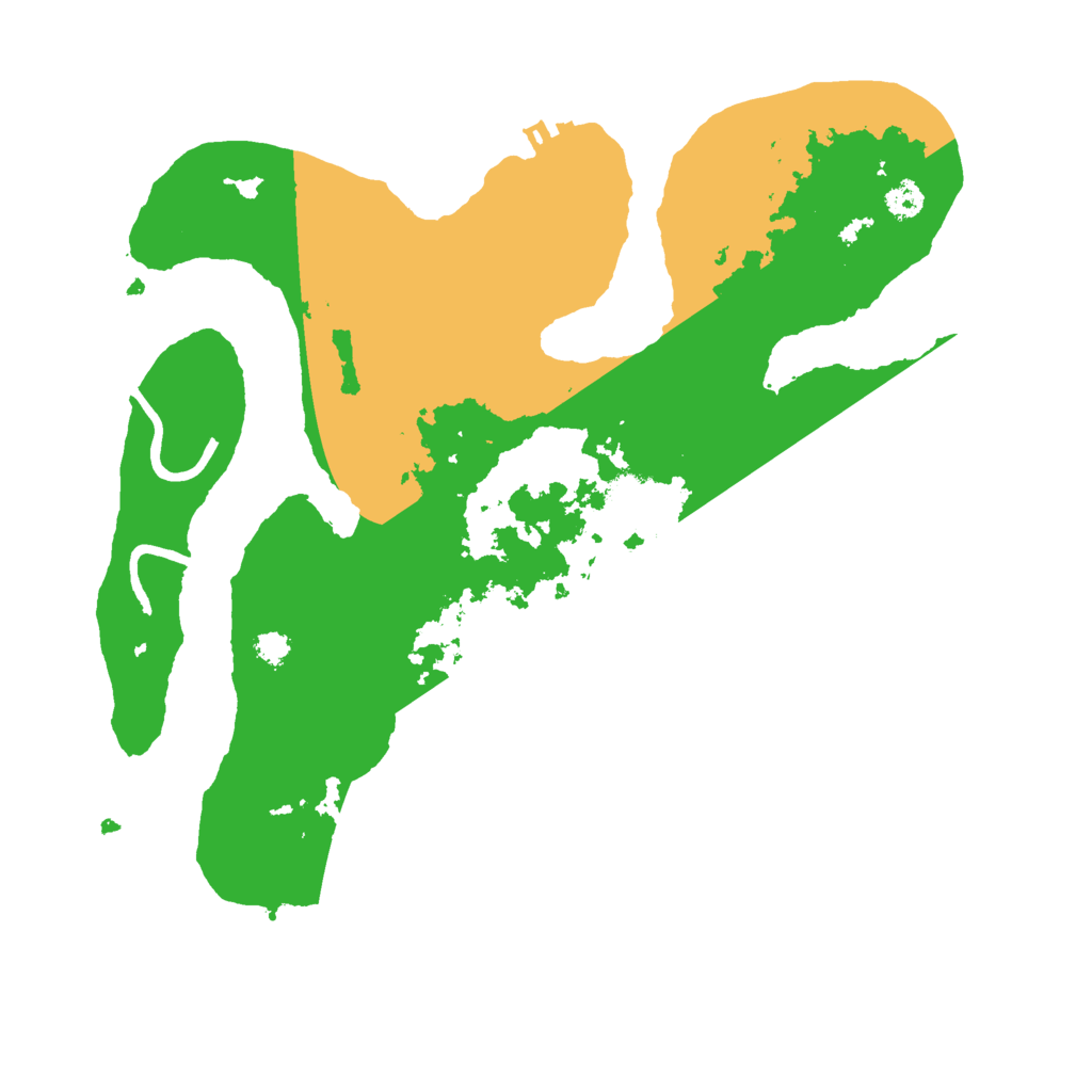 Biome Rust Map: Procedural Map, Size: 3000, Seed: 347504