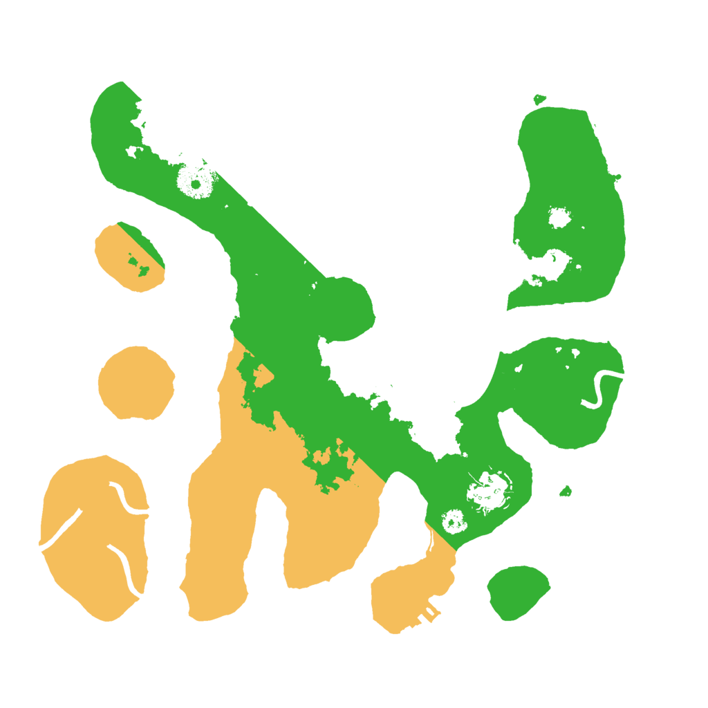 Biome Rust Map: Procedural Map, Size: 3000, Seed: 184518