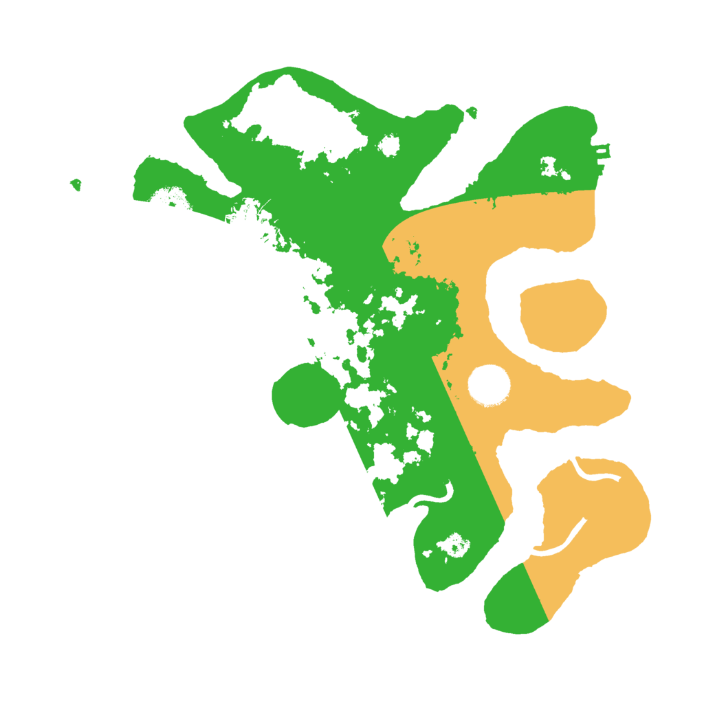 Biome Rust Map: Procedural Map, Size: 3000, Seed: 2132132