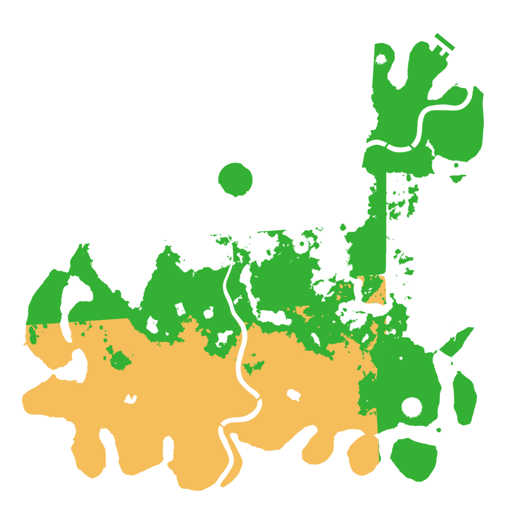 Biome Rust Map: Procedural Map, Size: 4500, Seed: 10650062
