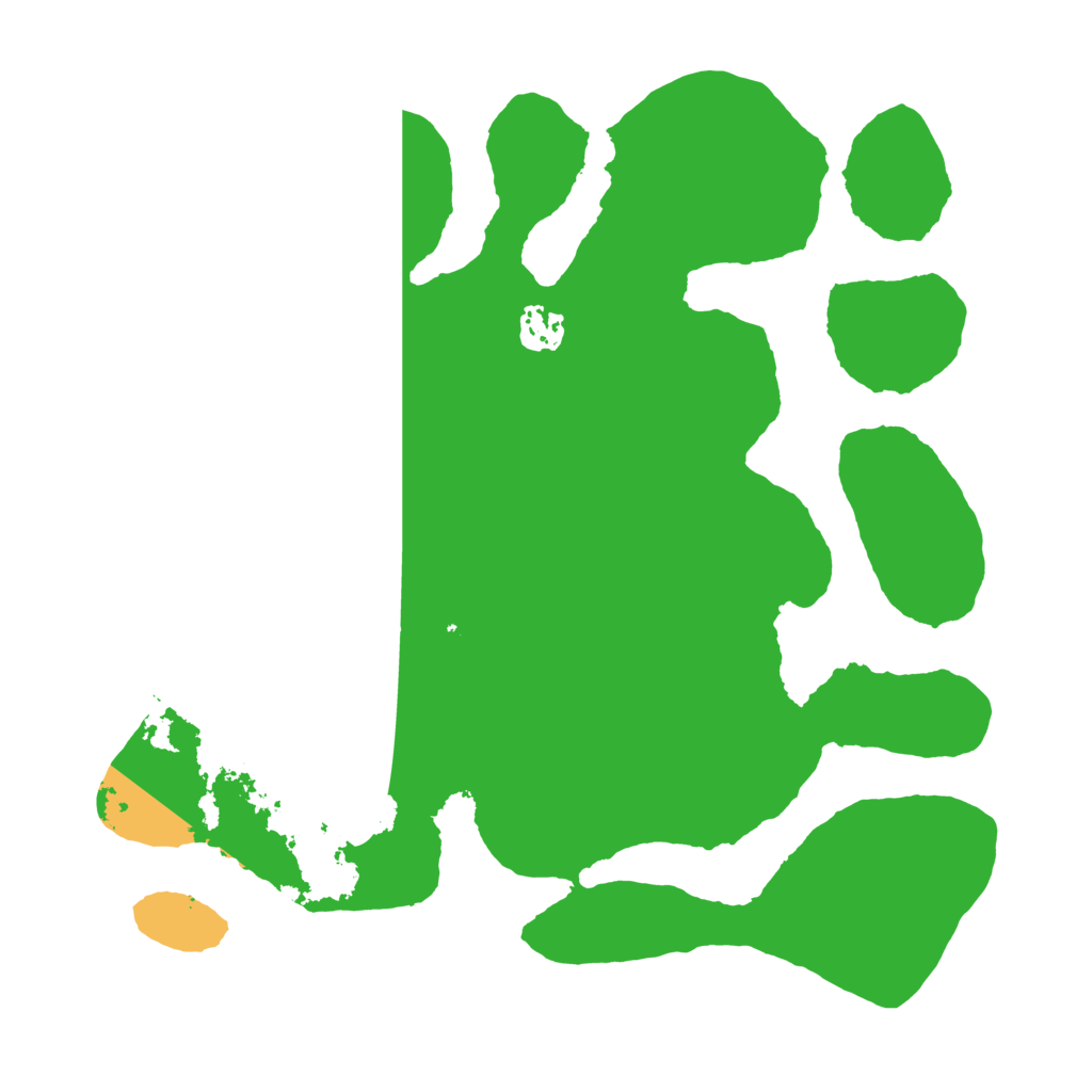 Biome Rust Map: Barren, Size: 3500, Seed: 833629383