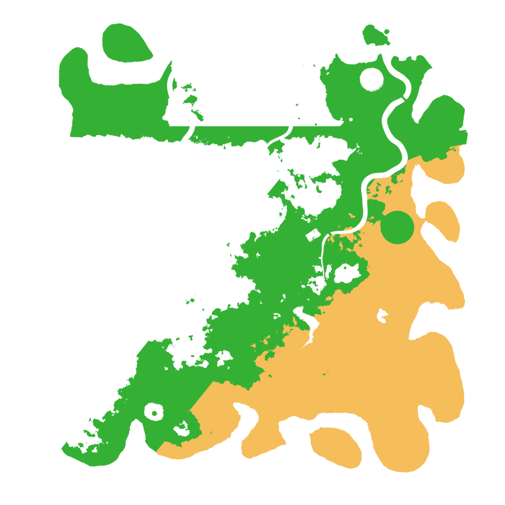 Biome Rust Map: Procedural Map, Size: 4000, Seed: 96765435