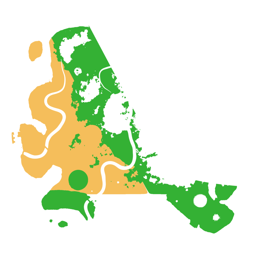 Biome Rust Map: Procedural Map, Size: 3500, Seed: 1344148517