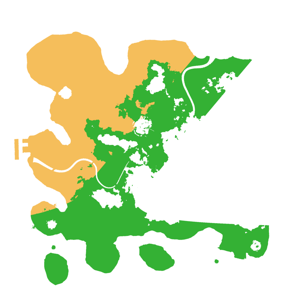 Biome Rust Map: Procedural Map, Size: 3000, Seed: 1599021330