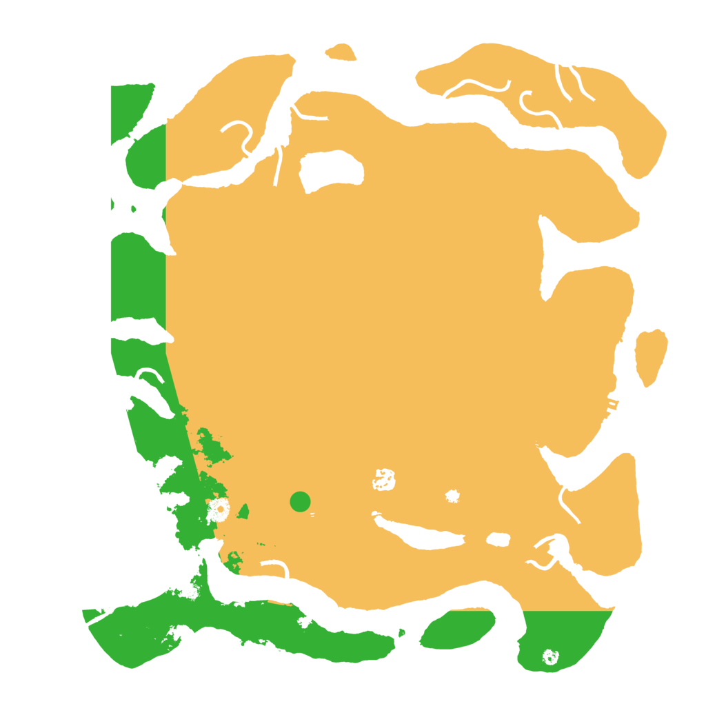 Biome Rust Map: Procedural Map, Size: 4500, Seed: 383141511