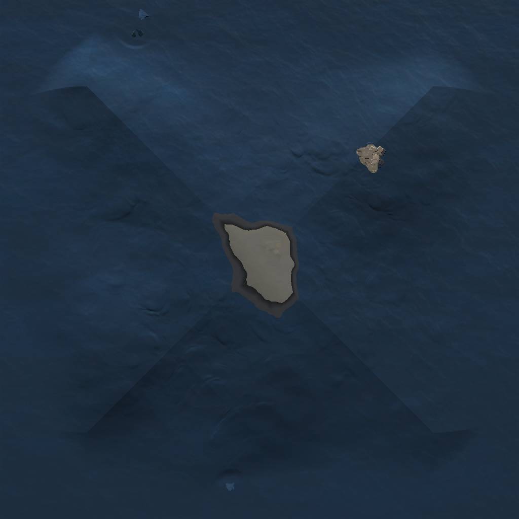 Rust Map: Procedural Map, Size: 1000, Seed: 456633364, 3 Monuments