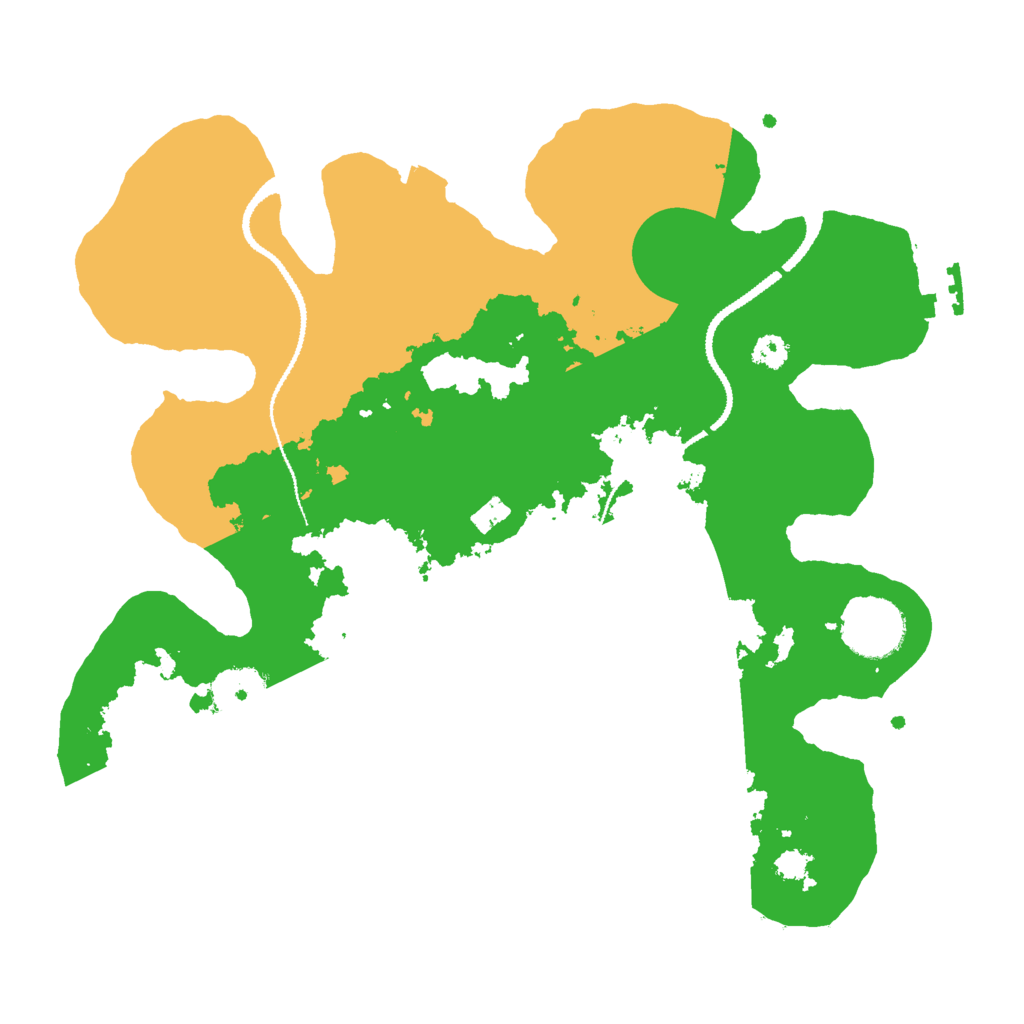 Biome Rust Map: Procedural Map, Size: 3000, Seed: 564137