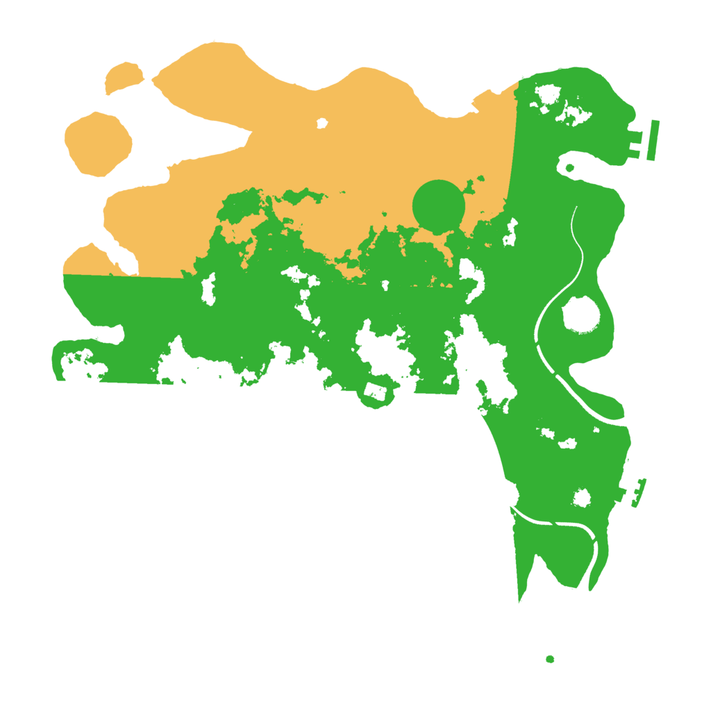 Biome Rust Map: Procedural Map, Size: 3550, Seed: 512081