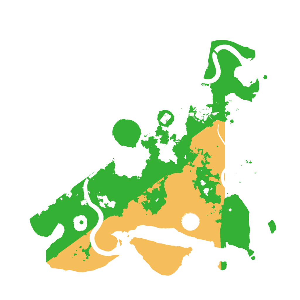 Biome Rust Map: Procedural Map, Size: 3000, Seed: 266648
