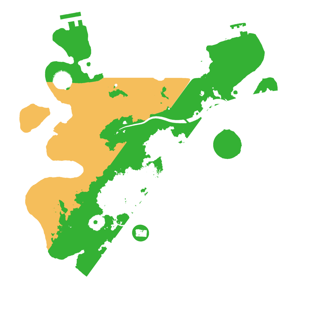 Biome Rust Map: Procedural Map, Size: 3000, Seed: 855803