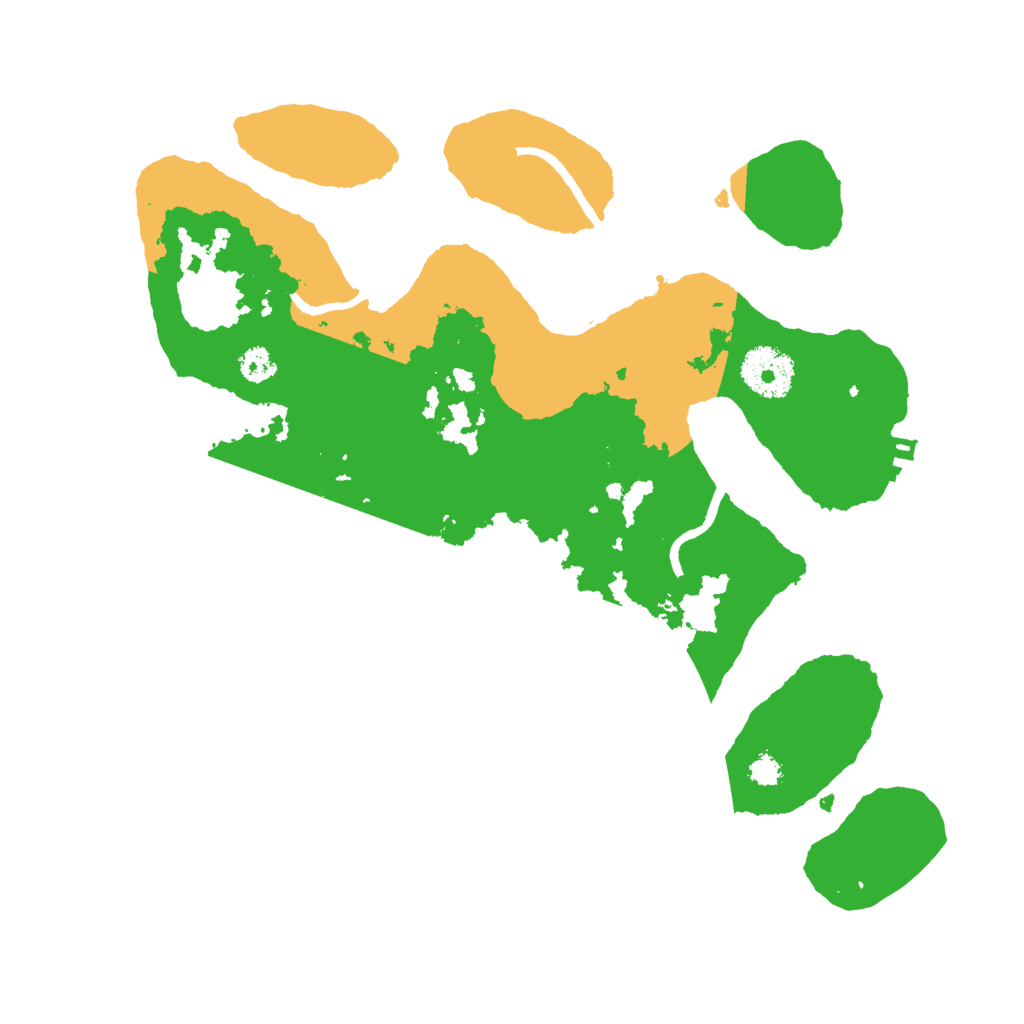 Biome Rust Map: Procedural Map, Size: 3000, Seed: 129298