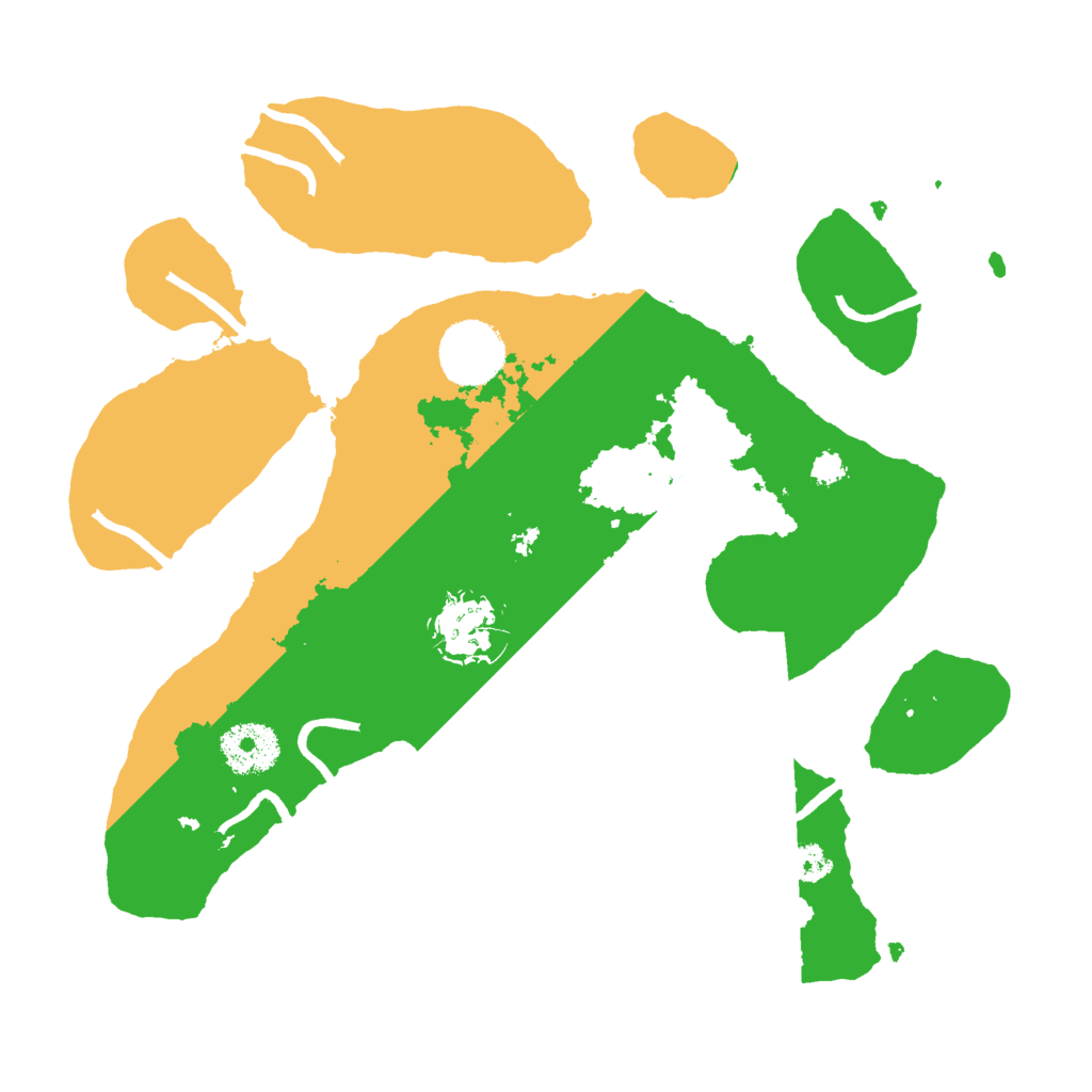 Biome Rust Map: Procedural Map, Size: 3000, Seed: 3215