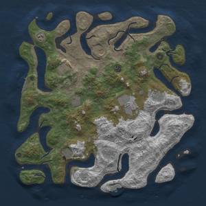 Thumbnail Rust Map: Procedural Map, Size: 4500, Seed: 314, 18 Monuments