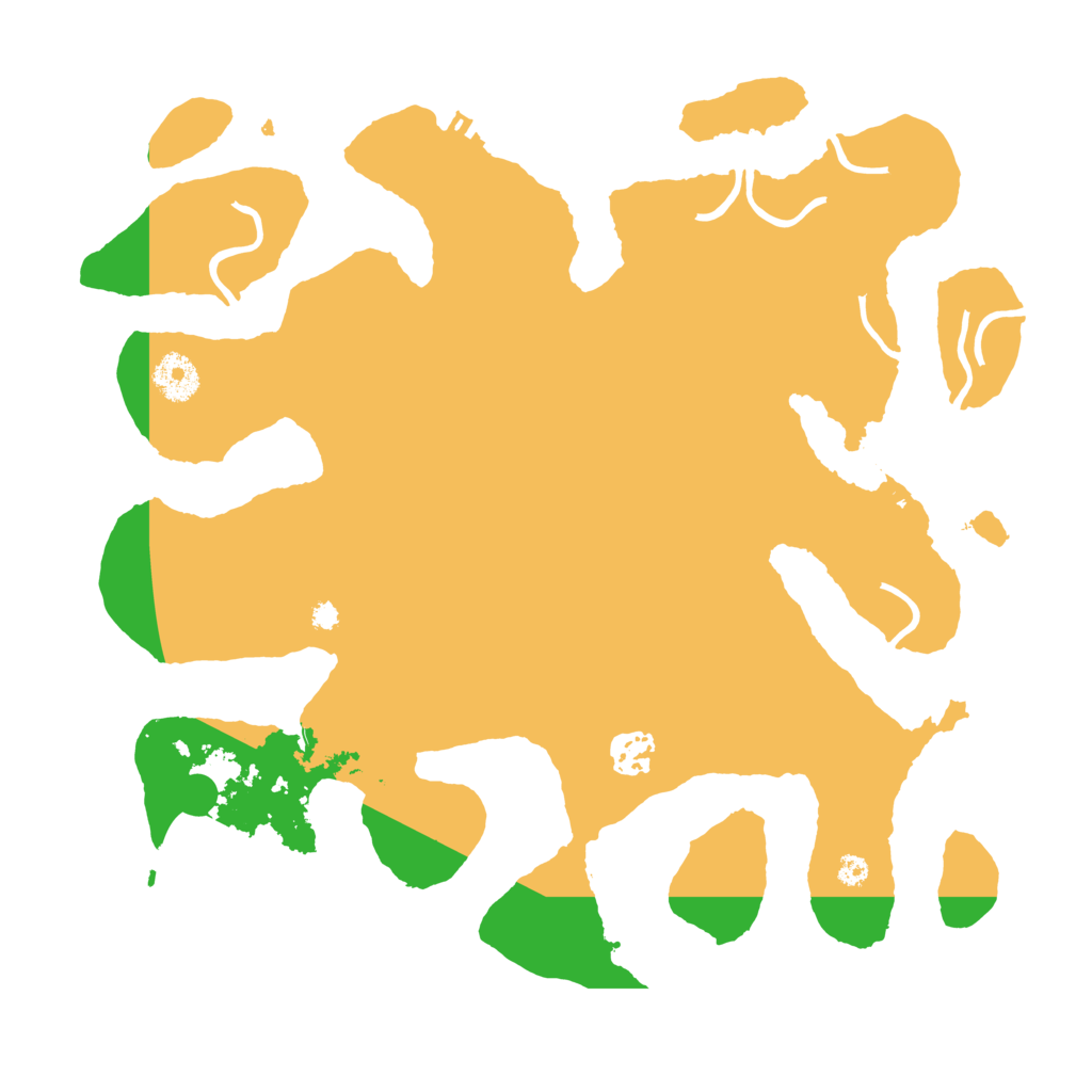 Biome Rust Map: Procedural Map, Size: 3550, Seed: 107318