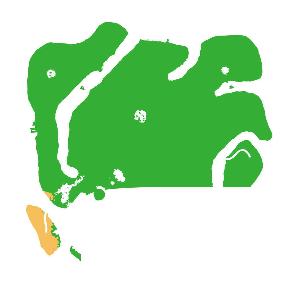 Biome Rust Map: Procedural Map, Size: 3550, Seed: 893085